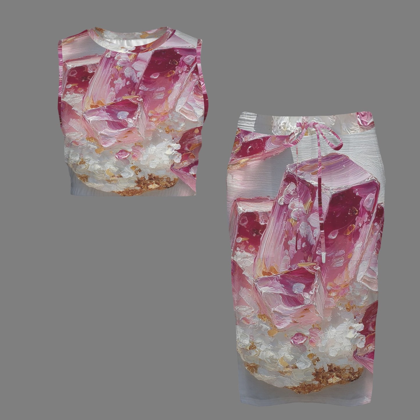 Rose Quartz Abstract