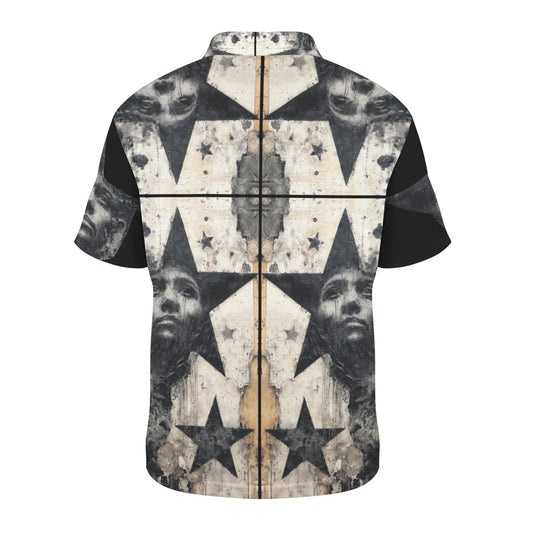 Grunge Star Polo Back View