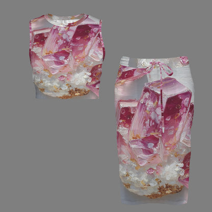 Rose Quartz Abstract