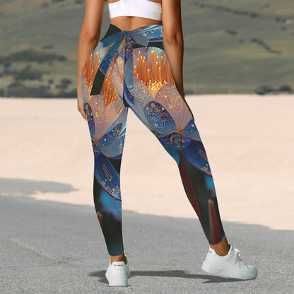 Galactic Lotus Leggings