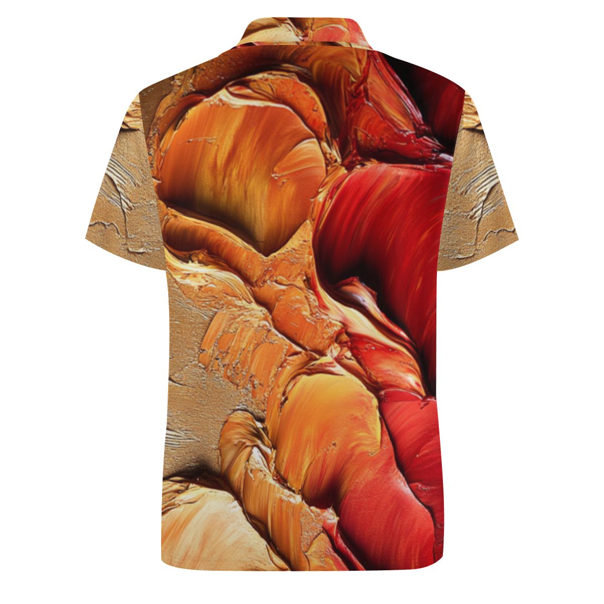 Gold Molten: The Liquid Ember Polo
