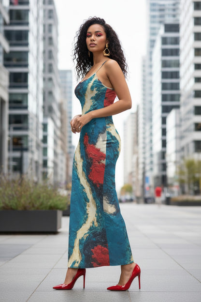 Crimson & Midnight Maxi