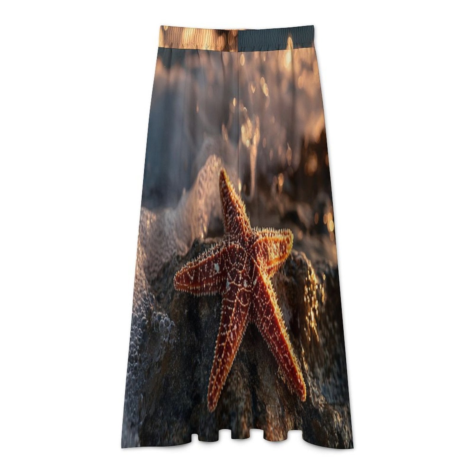 All Over Print Women's High Waisted A Line Midi Skirt