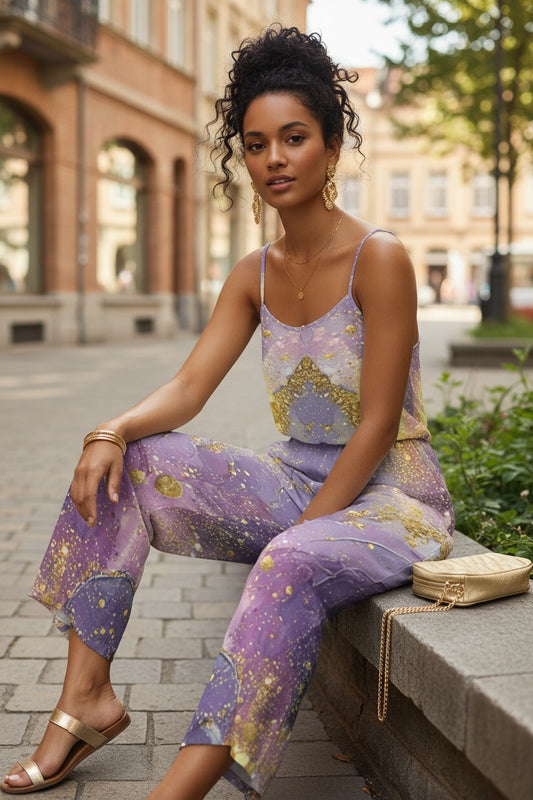 Amethyst Galaxy Jumpsuit