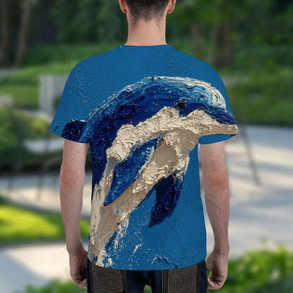 Dolphin Leap: The Infinite Horizon Tee