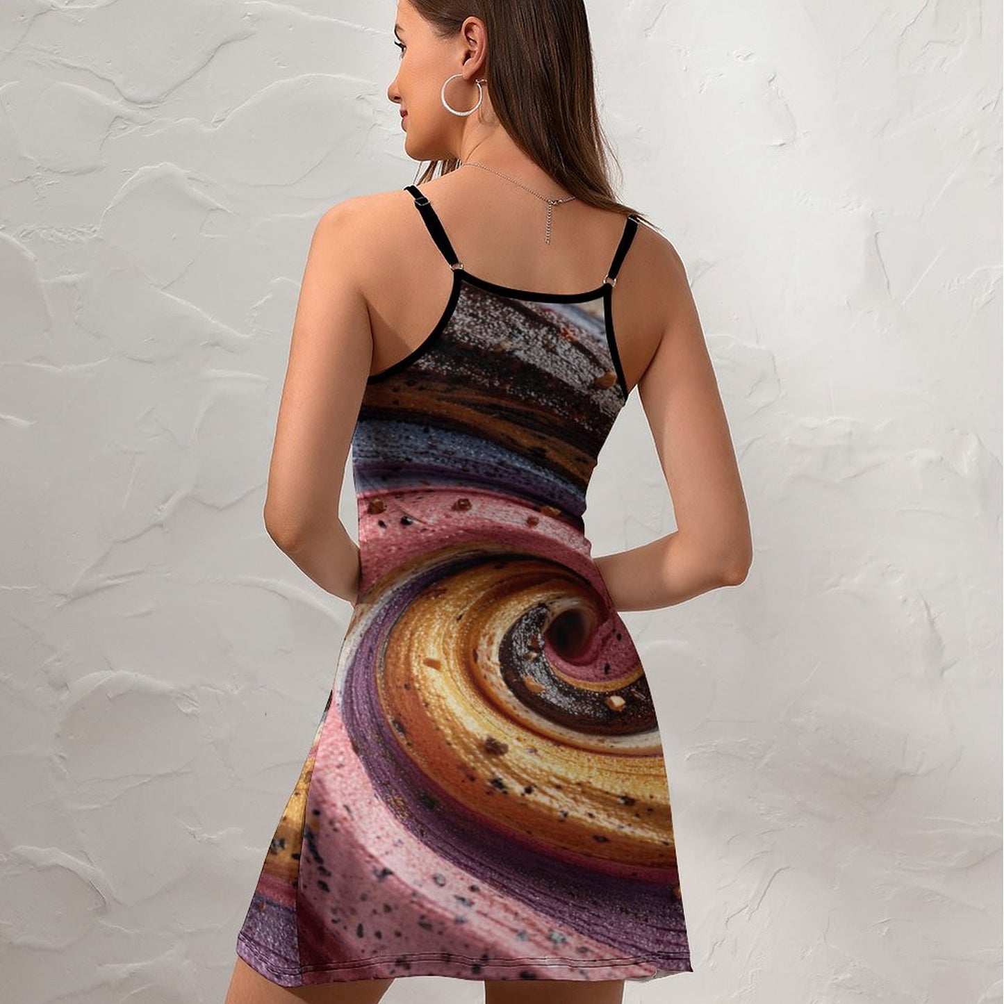 Women's Halter Neck Mini Slip Dress