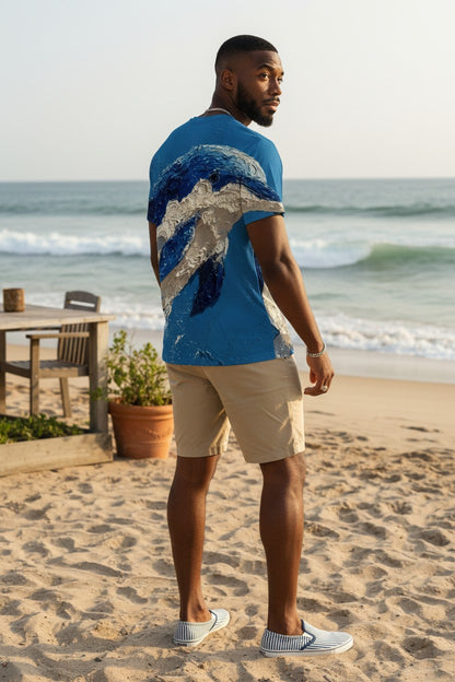 Dolphin Leap: The Infinite Horizon Tee