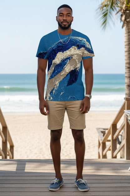 Dolphin Leap: The Infinite Horizon Tee