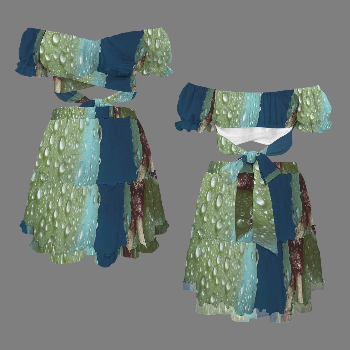 Indigo Apple Front and Back