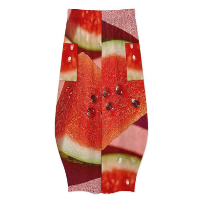 Custom Personalized Women's Elastic Waist Pocketed Wide Leg Pants