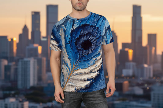 Azul Feather: The Sovereign Plume Tee