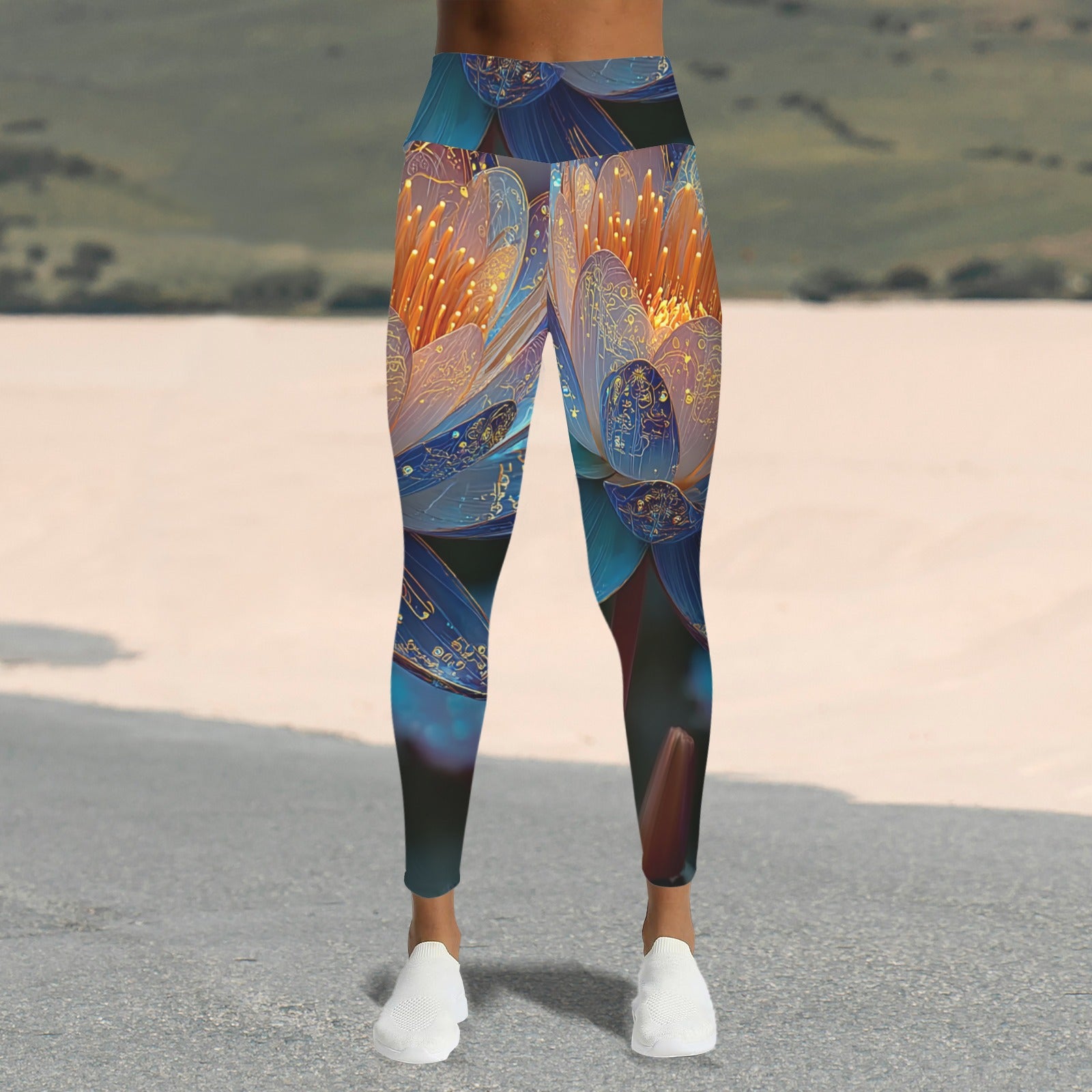 Galactic Lotus Leggings