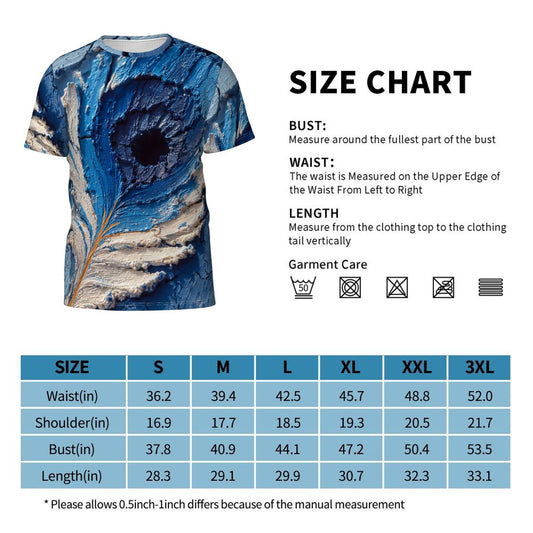 Azul Feather: The Sovereign Plume Tee