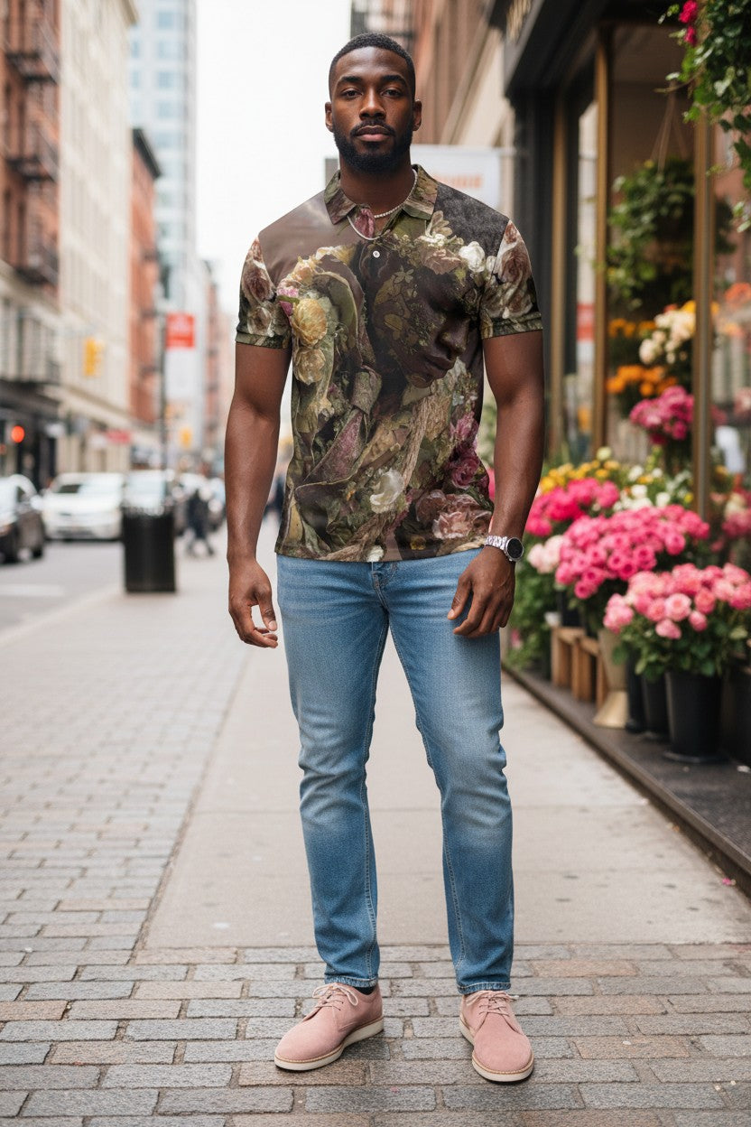 African Rose King: The Floral Sovereign Polo