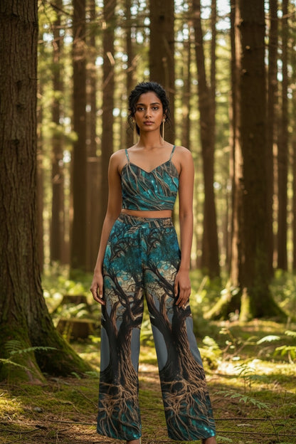 The Trees of Life: Ancestral Roots Shirred Set